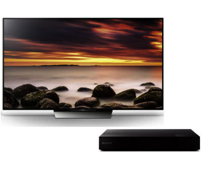 65 Sony KD65XD8599BU 4K Ultra HD HDR  LED TV & Blu-ray Player Bundle